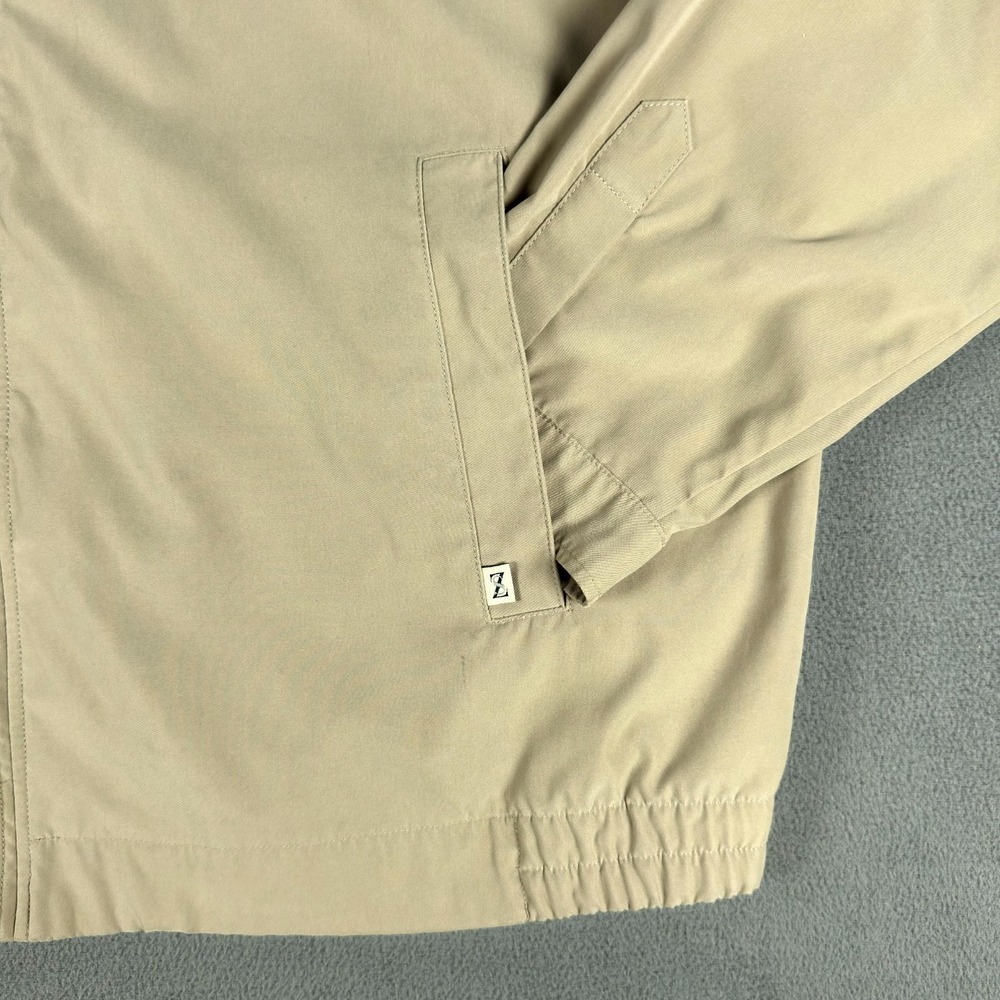 Zegna Sport Jacket Mens 2XL Beige Bi Swing Zip Quiet Luxury Minimalist Luxe - Picture 6 of 16